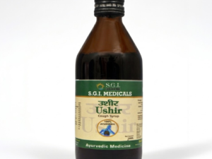 Ushir Cough Syrup Ayurvedic Medicine by SGI Medicals for cough relief and respiratory health